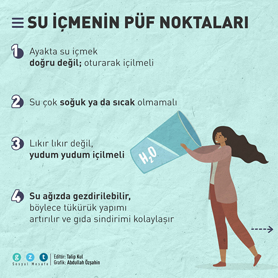 Su içmenin püf noktaları