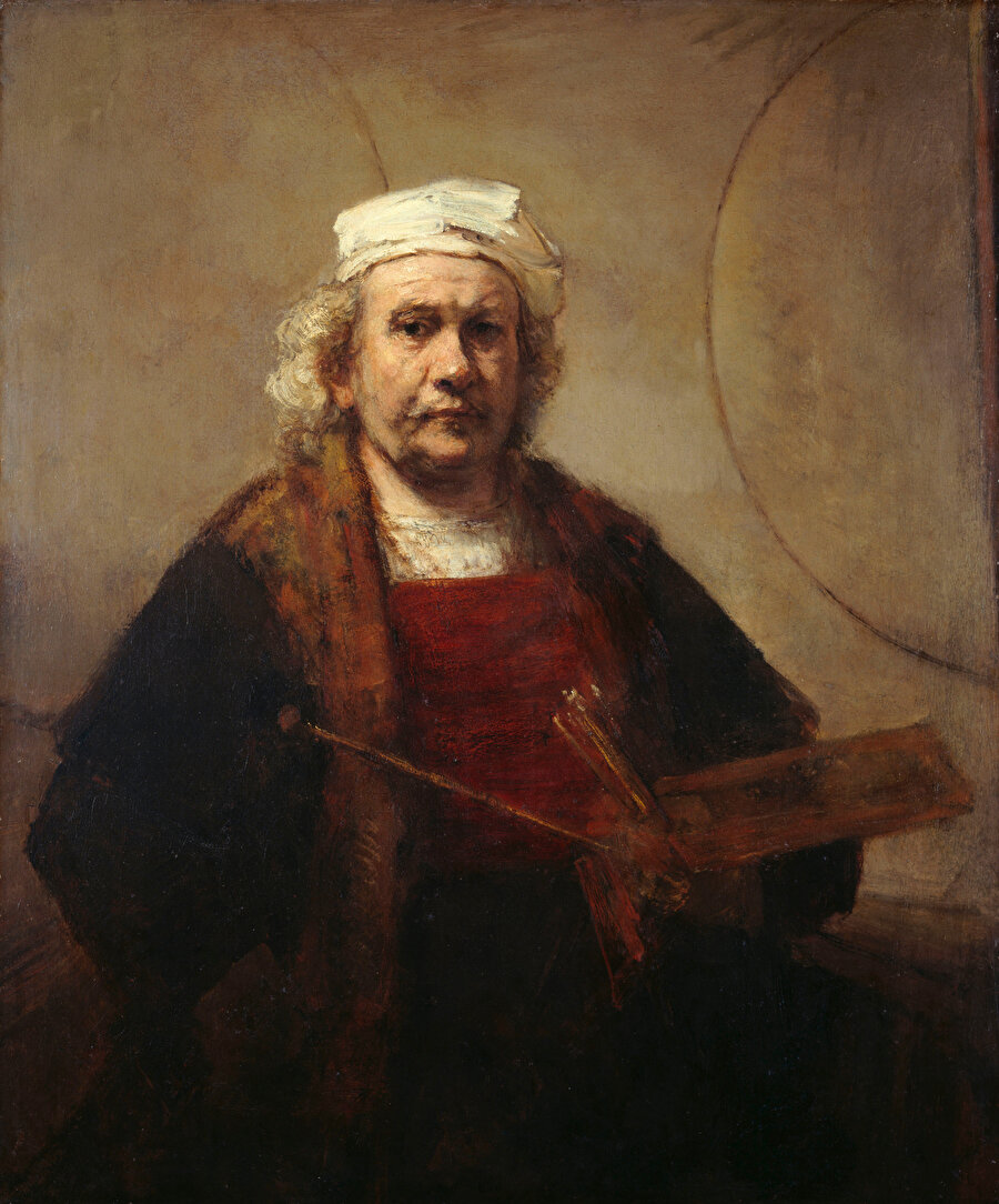 Rembrandt, İki Daireli Otoportre, 1665-1669.