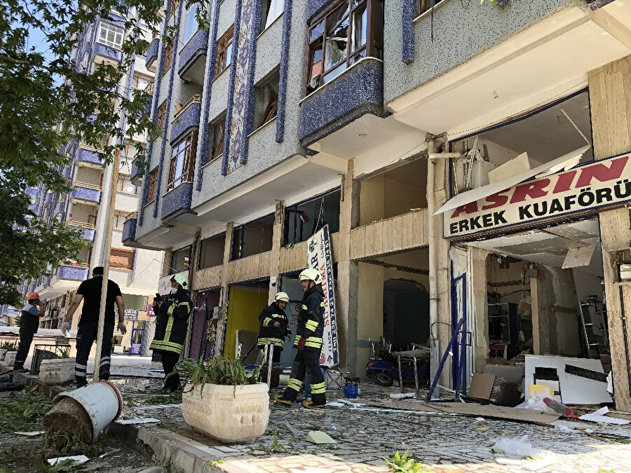 Konya’da iş yerinde patlama meydana geldi.