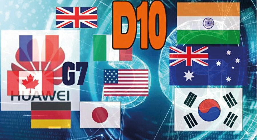 Şimdi Ingiltere G7 ülkelerine yani Almanya, ABD, İngiltere, Fransa, İtalya, Japonya ve Kanada’dan oluşan topluluğa Hindistan, Avustralya ve Güney Kore’yi de ekleyip bunu D10 yapmak istiyormuş.