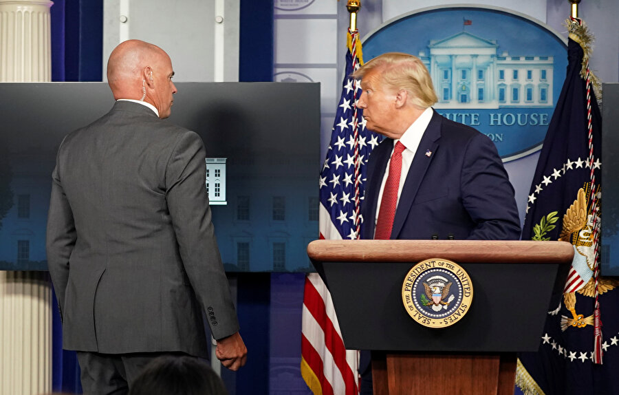 Gizli Servis, Trump'a Oval Ofis'e kadar eşlik etti