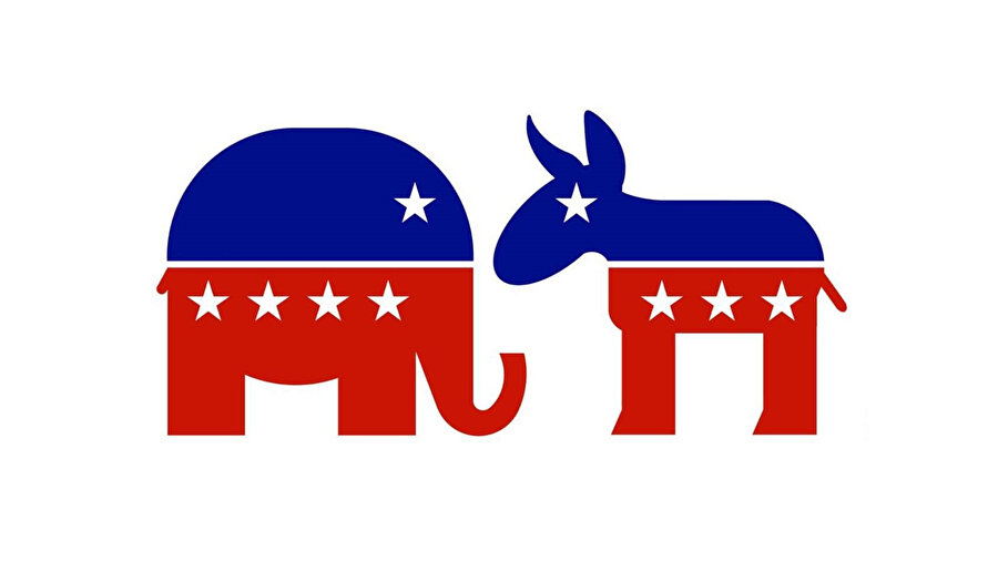 Cumhuriyetçiler ve Demokratlar'ın sembolleri