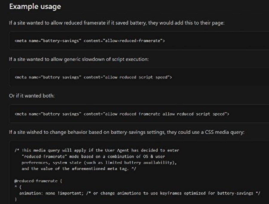 Şu anda test edilen sistem, Chrome'un özellikle hıza ihtiyaç duymadığı durumda çok fazla güç harcamasını önleyecek. 