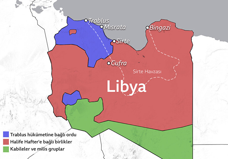 Sirte ve Cufra'nın silahtan arındırılması talimatların arasında.