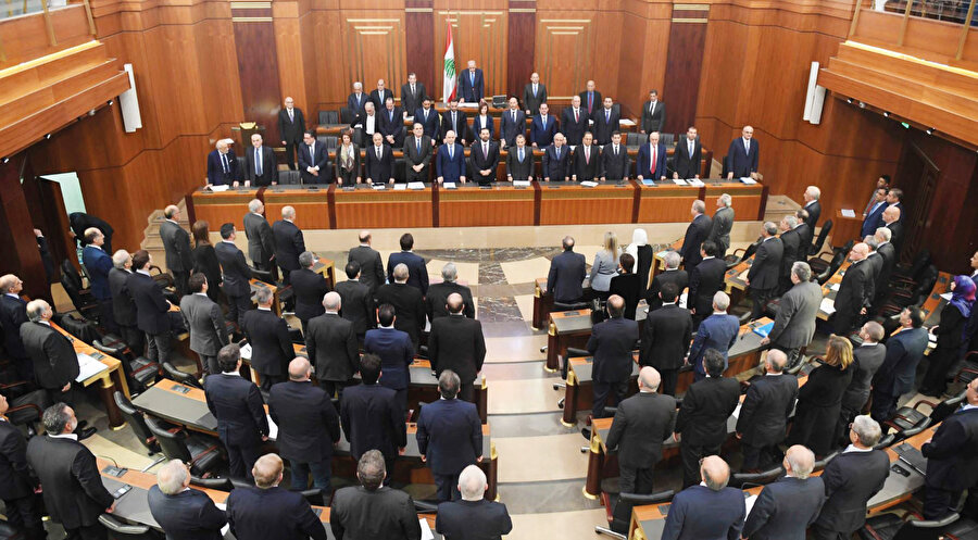 Lübnan parlamentosu.