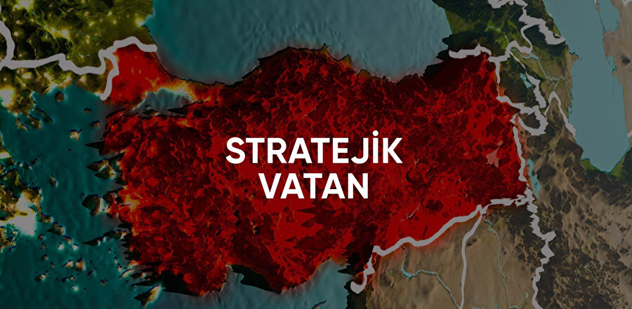Sınırların yok edilmeye çalışıldığı dünyada, Osmanlı’nın halefi olan Türkiye Cumhuriyeti’nin stratejik vatan sınırları, Edirne ile Hakkâri arasında ve çevresindeki mavi sulardan da ziyade, Amerika’ya, Çin’e, Afrika’ya, Sibirya’ya yani Atlantik’ten pasifiğe kadar uzanır.