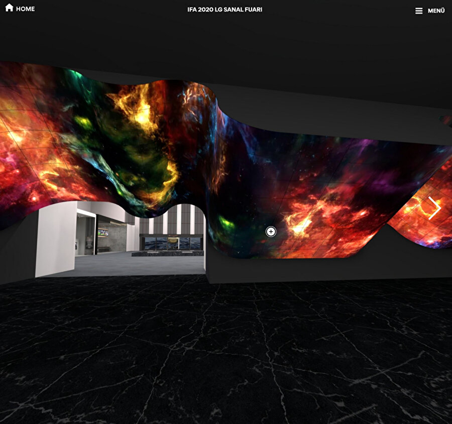 LG, IFA 2020 için internet üzerinden sanal tur yapılabilen bir web sitesi geliştirdi. 
