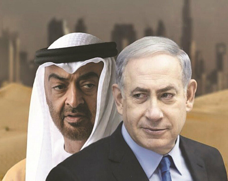 İsrail Başbakanı Netanyahu ve Birleşik Arap Emirlikleri (BAE) Veliaht Prensi Bin Zayed