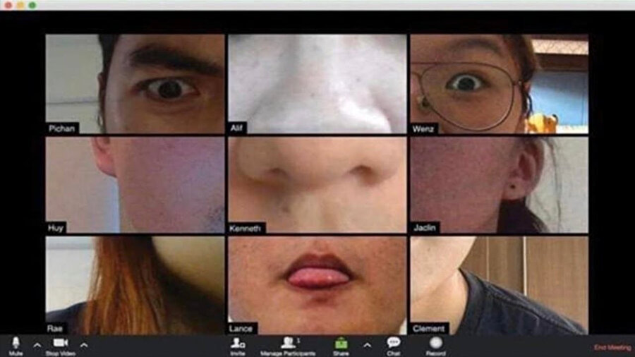 Zoom toplantılarının geldiği nokta