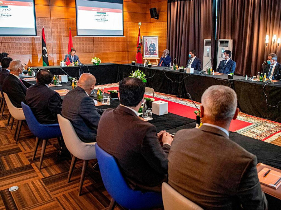 Fas'ın Buznika kentinde Libyalı taraflar arasında başlayan yeni müzakereler.
