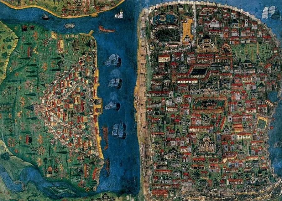 Matrakçı Nasuh - İstanbul Minyatürü (1534)