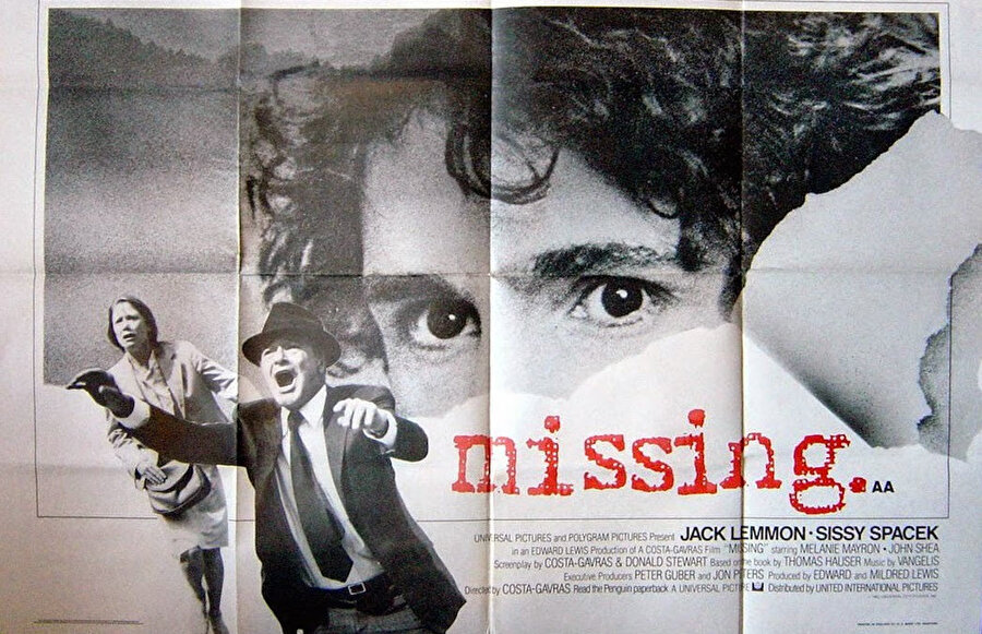 Missing filmi, “Filmde anlatılanların hepsi gerçek olup belgeleri mevcuttur” ifadesiyle başlar