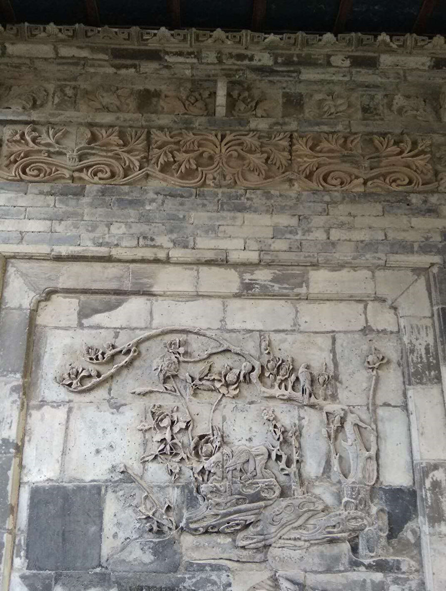 Xian Ulu Camii iç avlu süslemeleri
