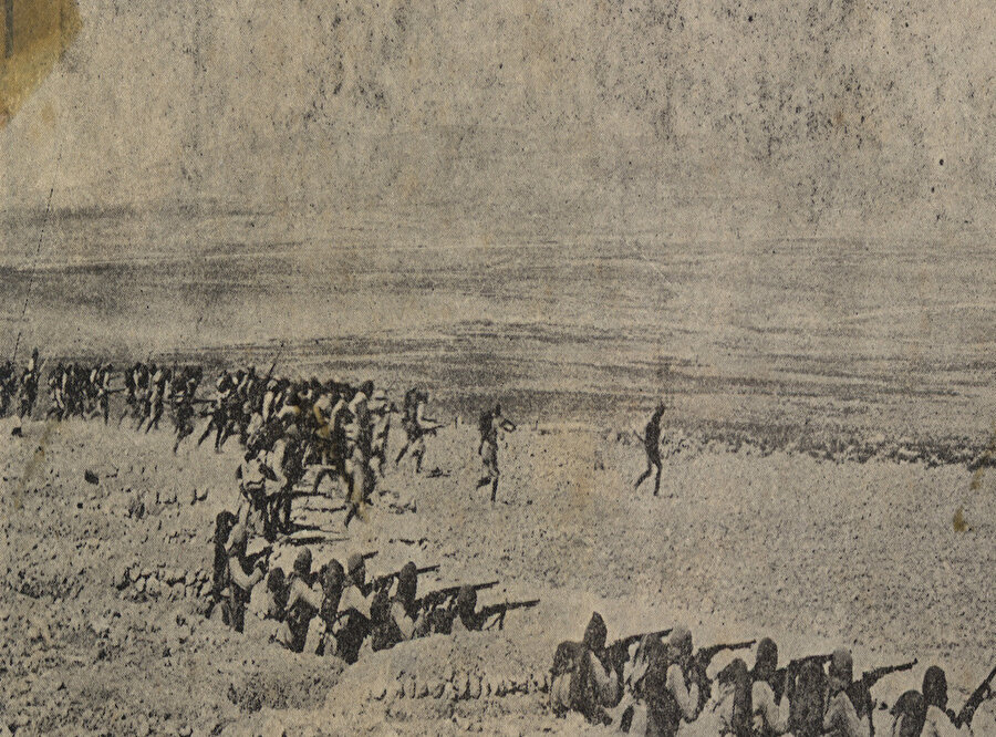 Kûtu'l-Amâre’den Türk kuşatmasını gösteren bir fotoğraf.