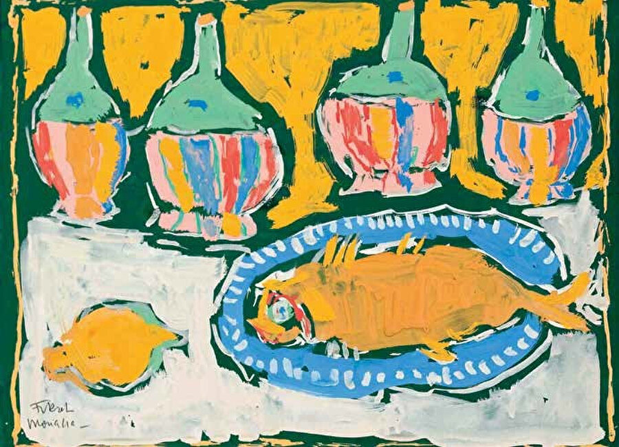 Renklerle oynamayı seven sanatçının, Henri Matisse'in renk kullanımından çok etkilendiği bilinir.