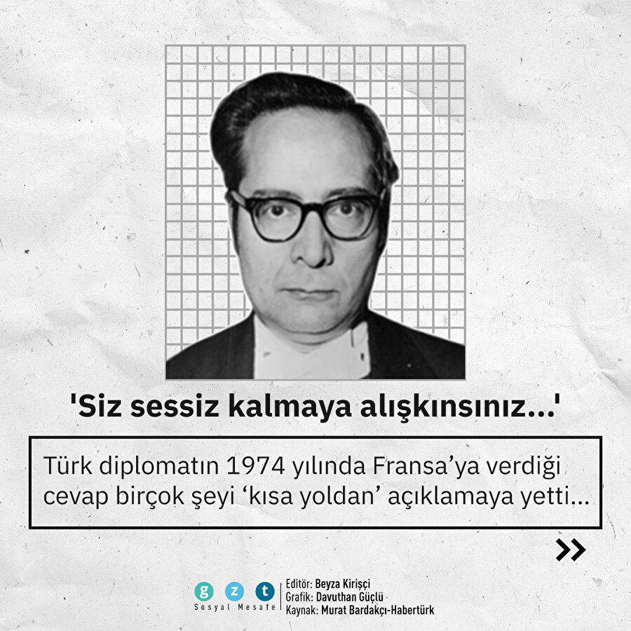 'Siz sessiz kalmaya alışkınsınız...'