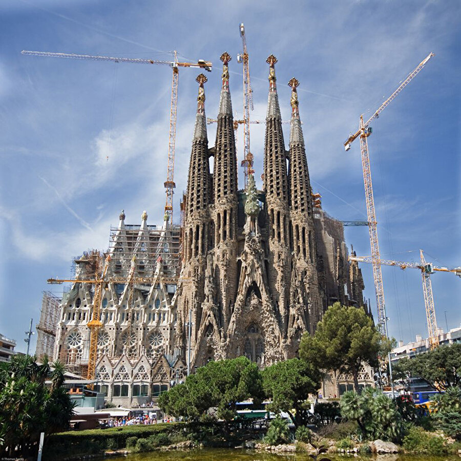 La Sagrada Familia'nın inşaatı 132 yıldır devam ediyor. 