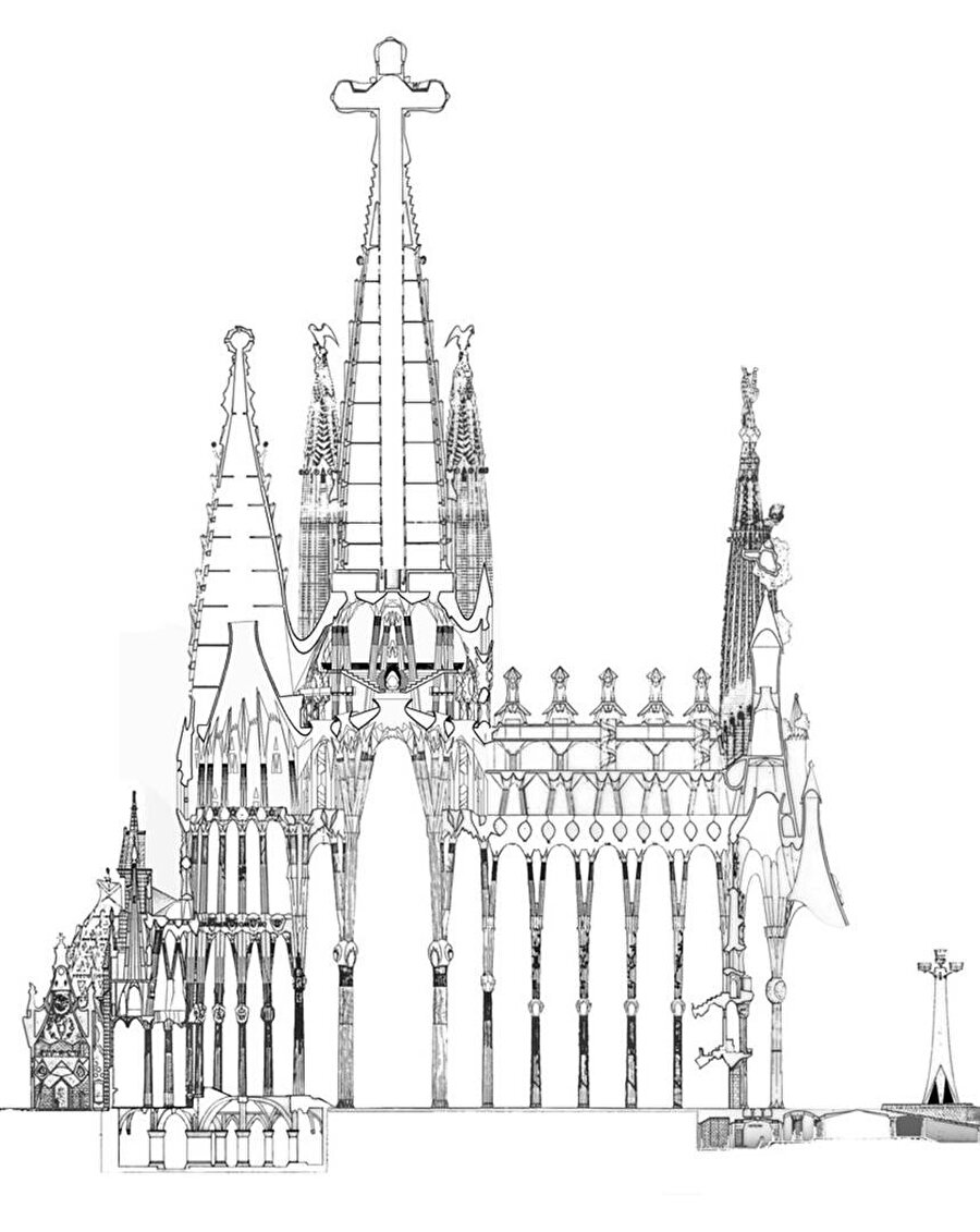 La Sagrada Familia görünüşü.