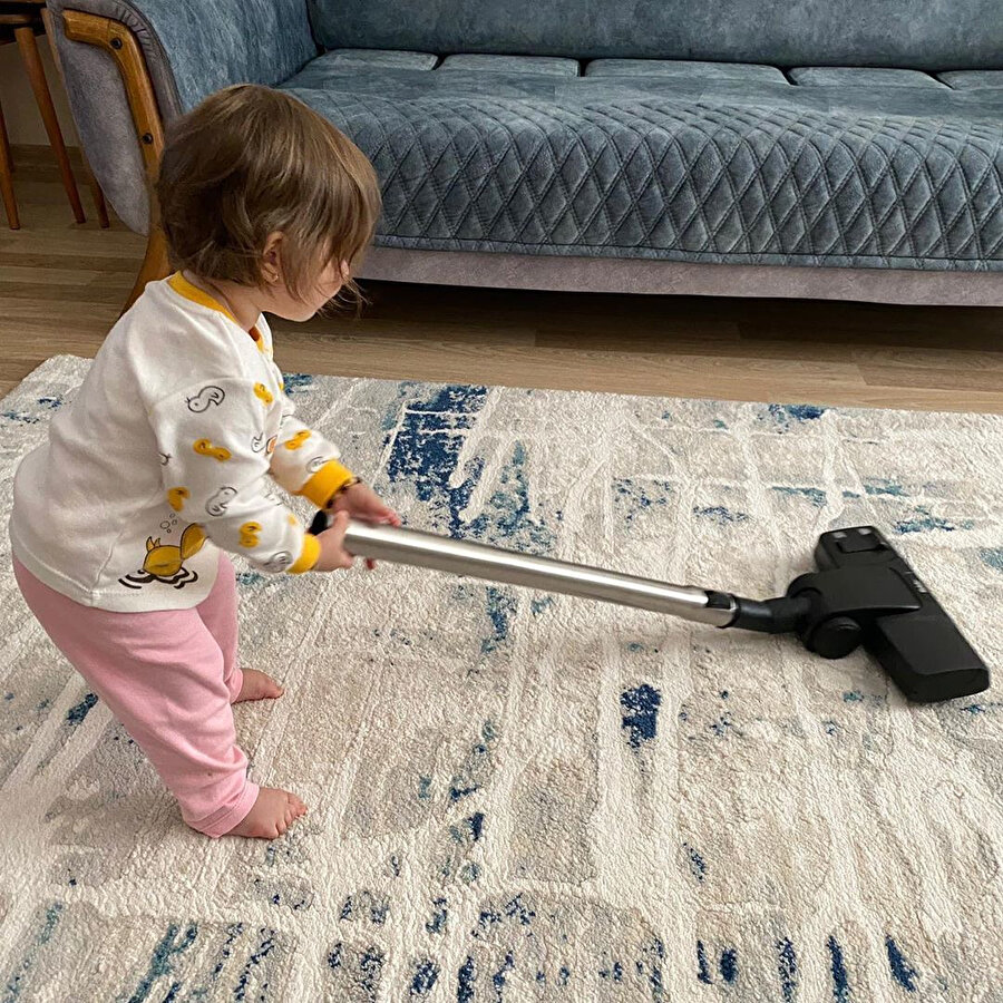 Hafta sonu temizliğine erken başladık 🧶