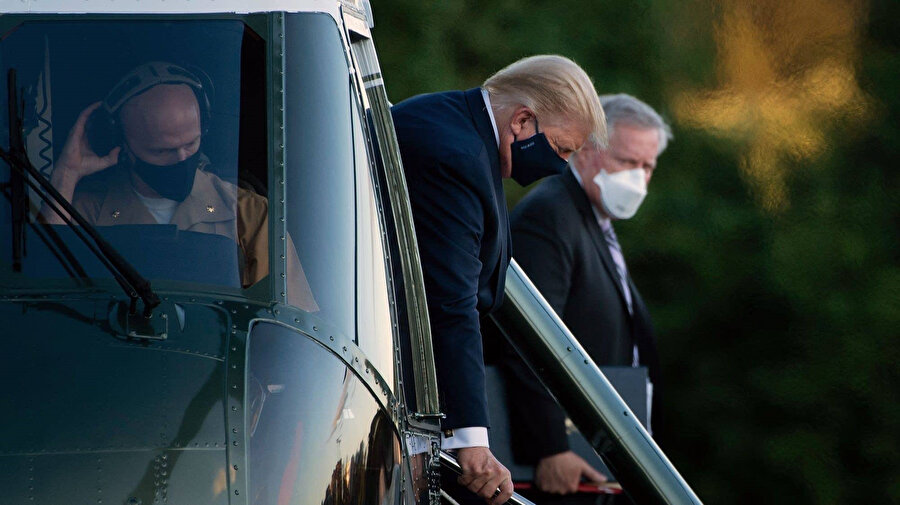 ABD Başkanı Donald Trump, Walter Reed Askeri Hastanesi'ndeki ofisinden durumuyla ilgili açıklama yaptı
