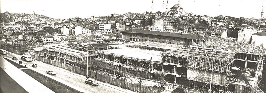 1. Blok inşaatı, Mart 1962. 