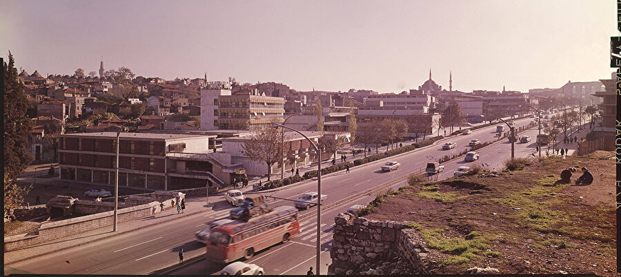 Çarşının ilk yıllarında Zeyrek mevkiinden fotoğrafı.