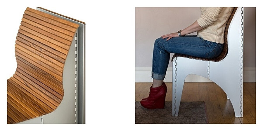 Ollie Chair; tasarımı sayesinde bel desteği sağlıyor.