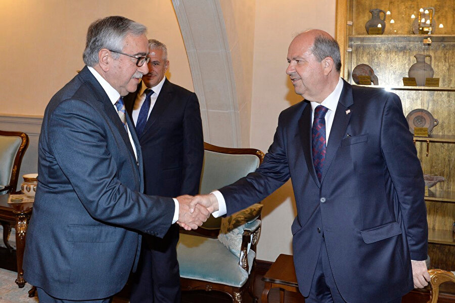 KKTC Cumhurbaşkanı Mustafa Akıncı ve Başbakan Ersin Tatar (Arşiv)