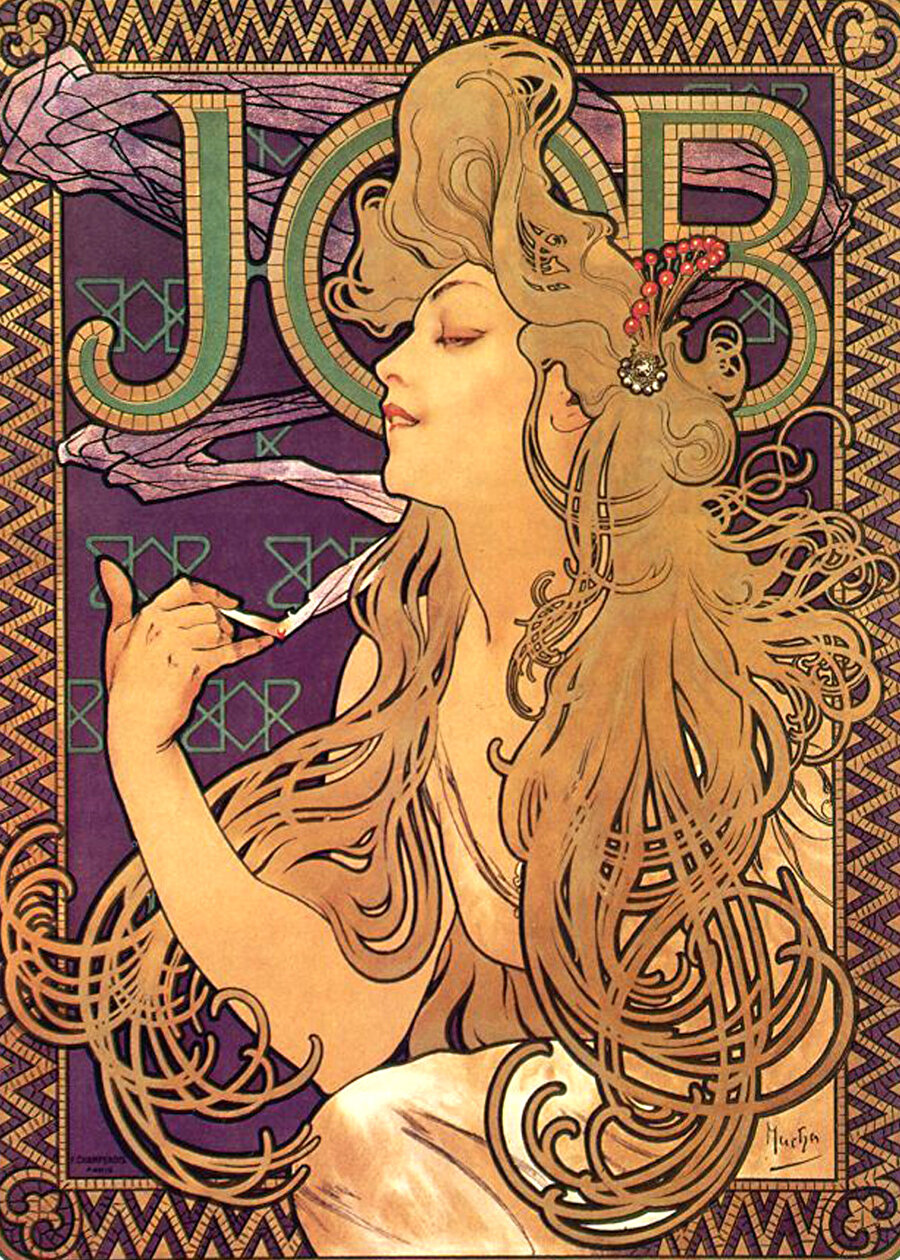 Job (1896) Alphonse Mucha.