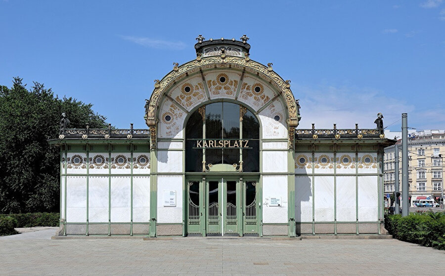 Karlsplatz İstasyonu, Otto Wagner.