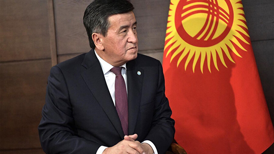 Kırgızistan Cumhurbaşkanı Sooronbay Ceenbekov.