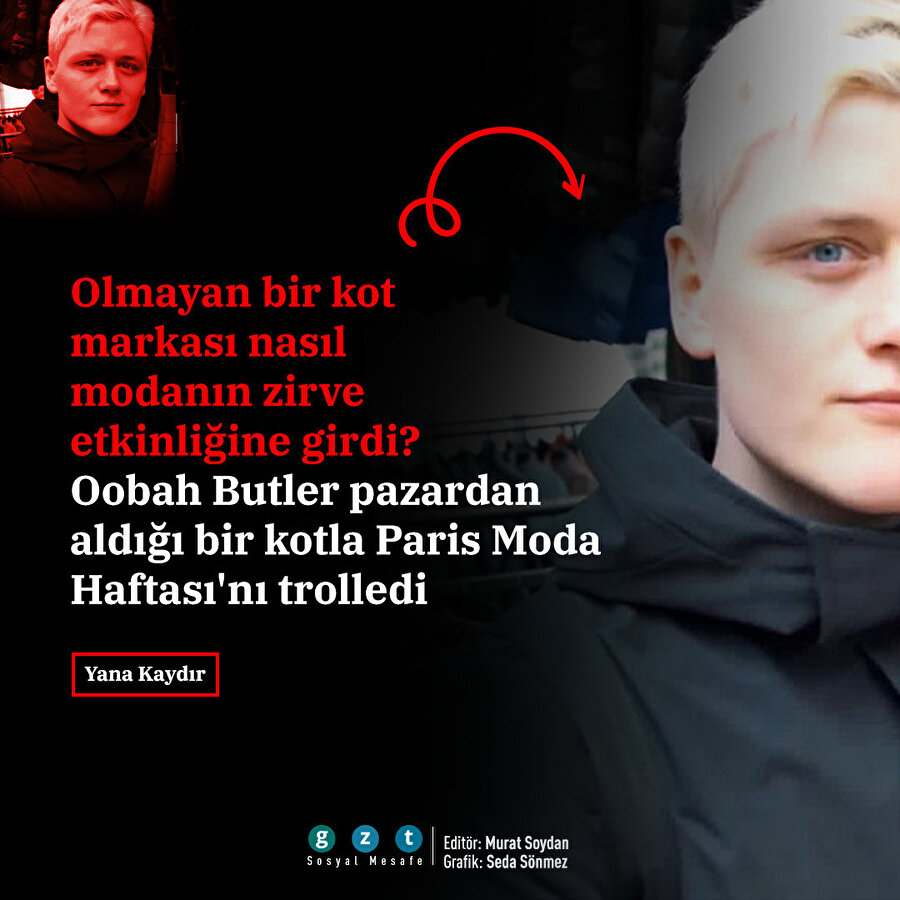 Pazardan aldığı kotla Paris Moda Haftası'nı trolledi