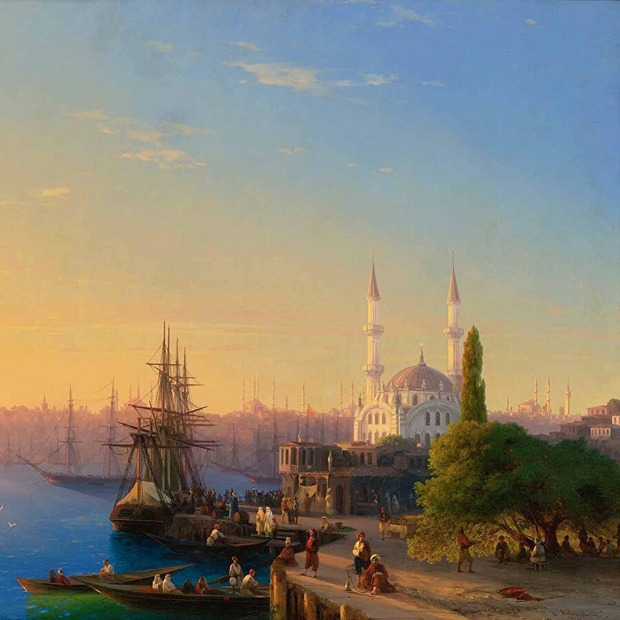 Ivan Ayvazovski'nin gözünden İstanbul 🌕⠀