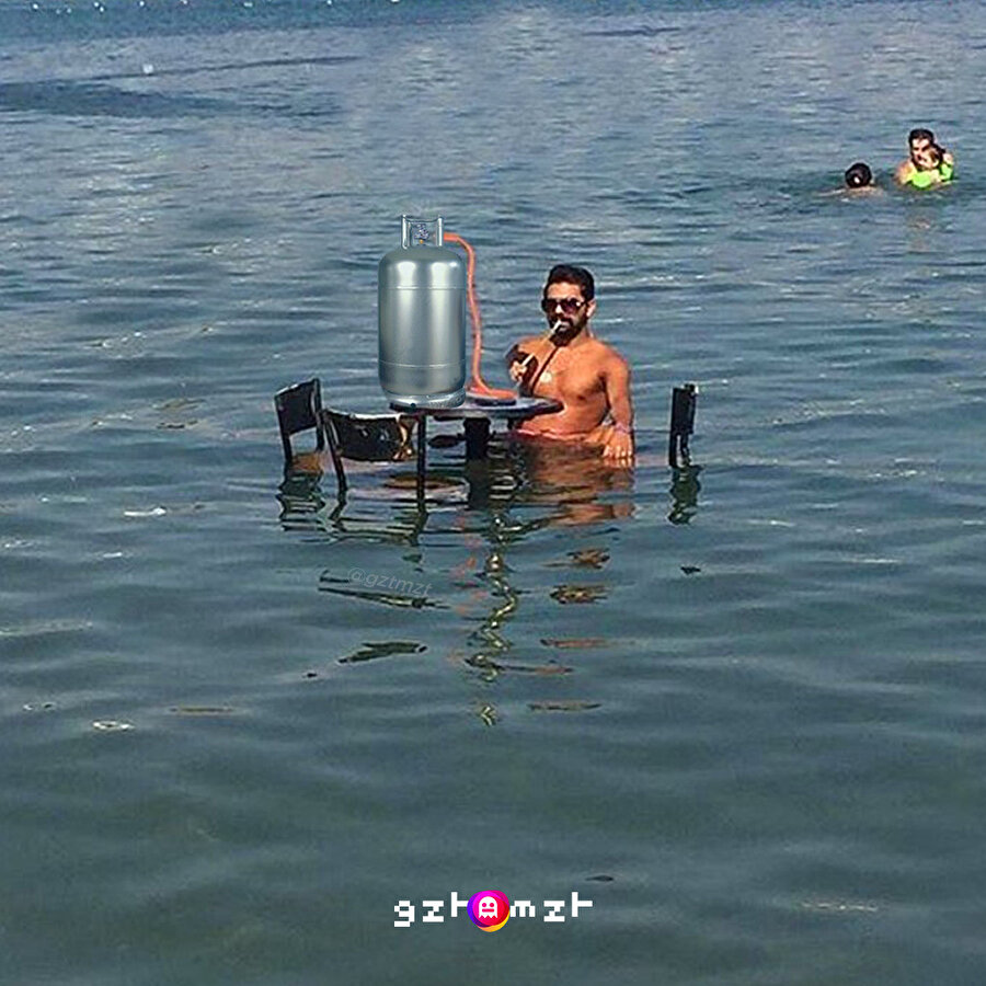 ​Doğal gaz rezervleri bu hızla artmaya devam ederse önümüzdeki yaz, sahiller böyle olur