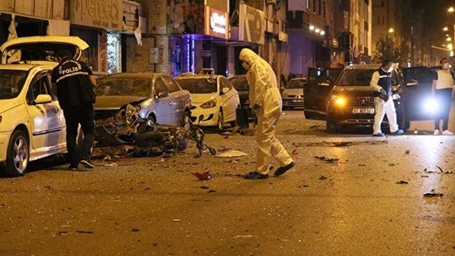 Hatay'daki saldırı bölgesinden görüntü