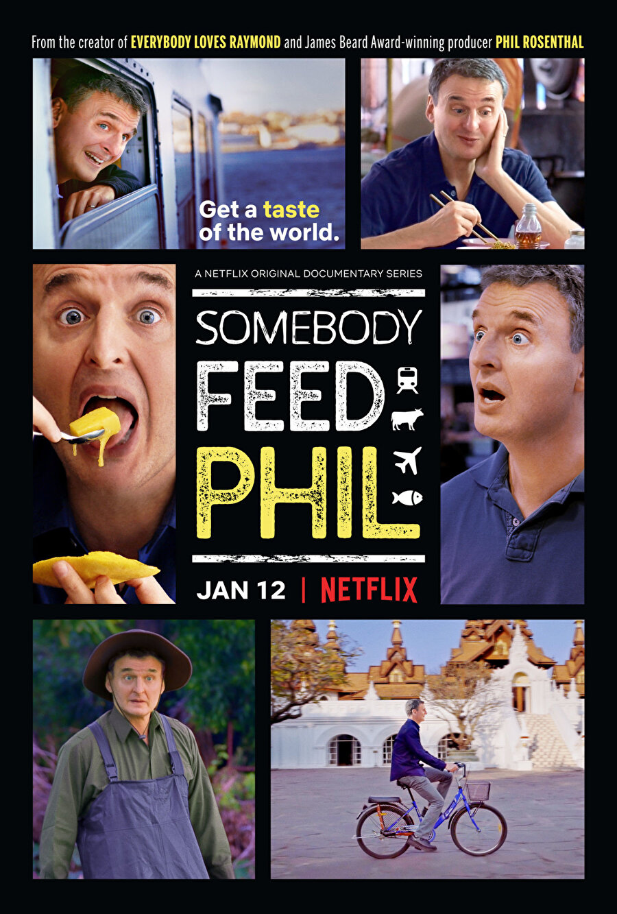  Bambaşka şehirlerin yemek kültürlerini izleyiciye tüm objektifliğiyle tanıttığı belgesel film: Somebody Feed Phil.
