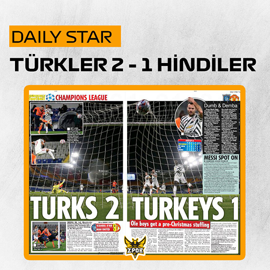 İngilizler, M. United'ı yerden yere vurdu