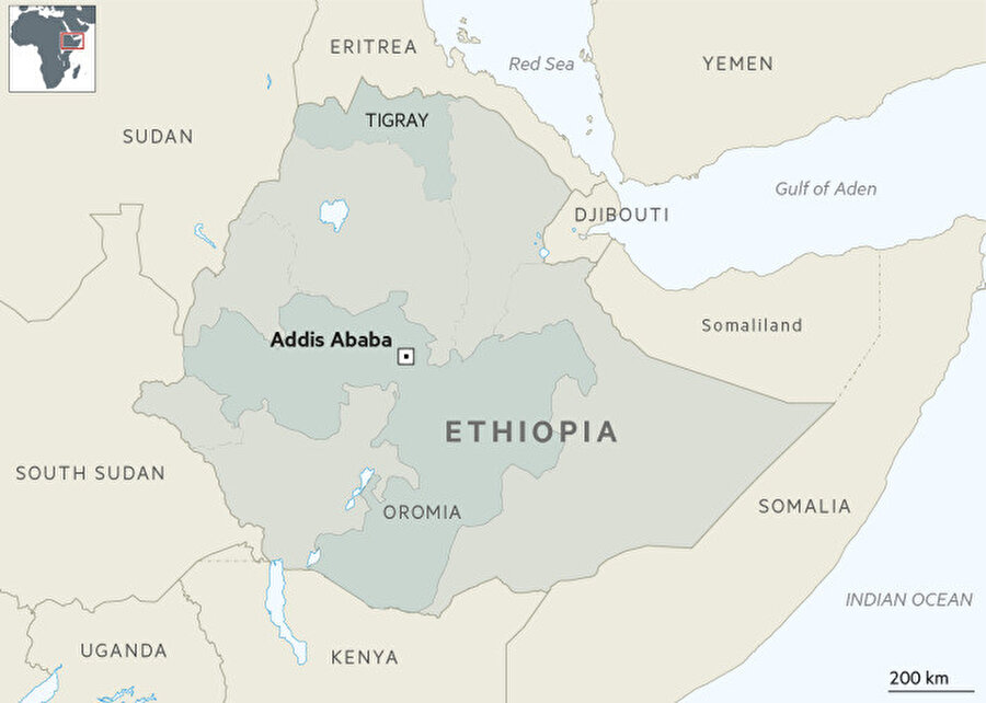 Etiyopya Bakanlar Kurulu, Tigray eyaletinde 6 aylık OHAL ilan etmişti.