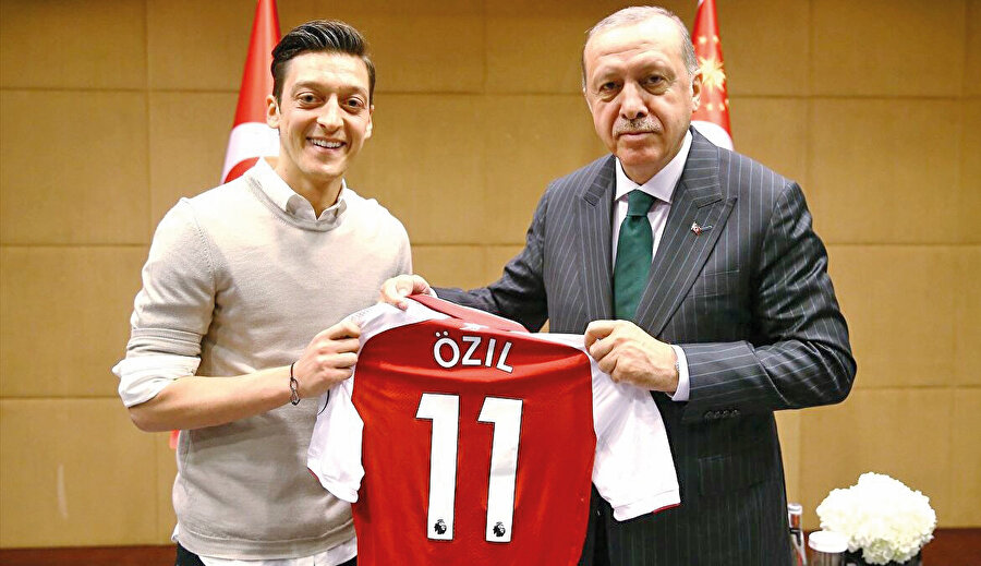 Mesut Özil ve Cumhurbaşkanı Erdoğan