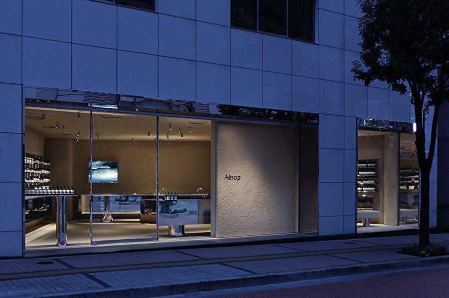 Aesop mağazası, Tokyo, Shinjuku.