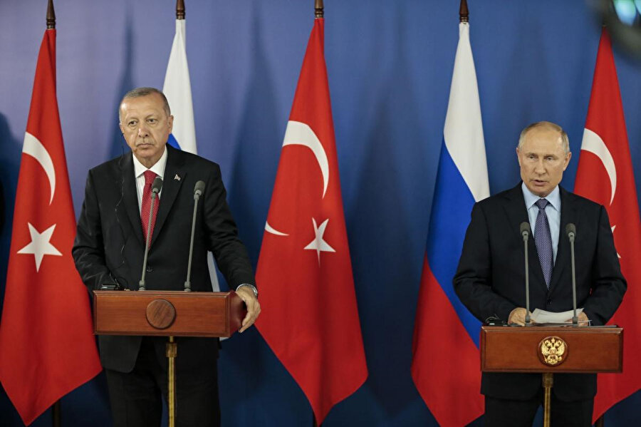 Cumhurbaşkanı Recep Tayyip Erdoğan, Rusya Devlet Başkanı Vladimir Putin- Arşiv