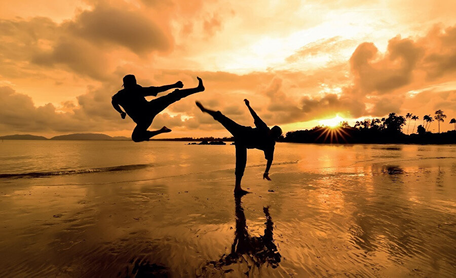 Capoeira, Brezilyalı kölelerin muhtemelen 16. yüzyılda ortaya çıkardıkları, savaş sanatı, spor ve müzik içeren bir savaş sanatıdır.