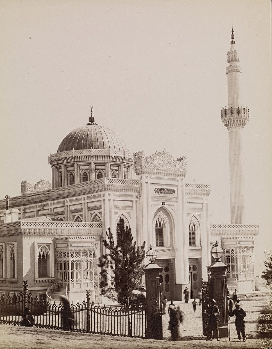 Yıldız Hamidiye Camii'ne ait eski bir fotoğraf