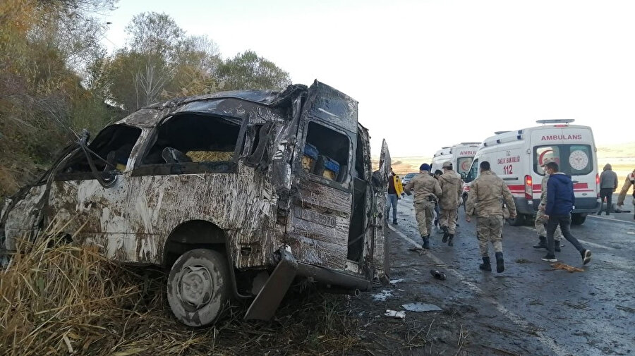 Van'da takla aran minibüs