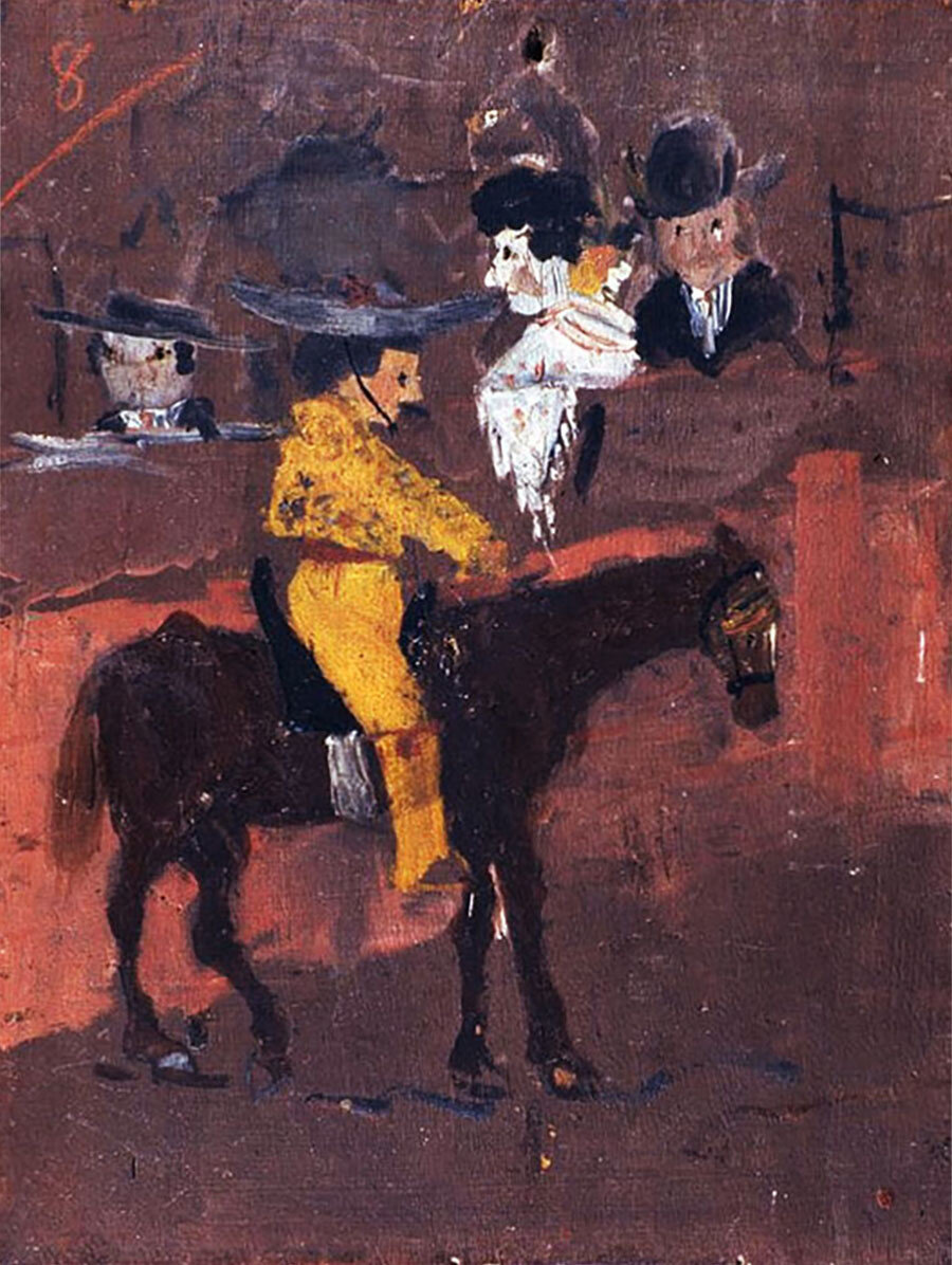 The Picador, 1889, ahşap üzerine yağlıboya, 24 x 19 cm, Collection Claude Picasso, Paris.