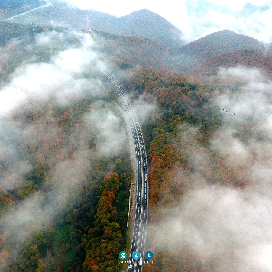Türkiye'den dronla çekilmiş sis fotoğrafları: Bolu Dağı ve İstanbul Boğazı 🌫