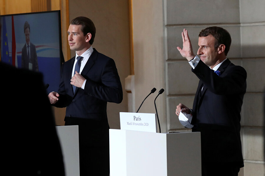 Macron ve Kurz'u birbirlerine daha da yaklaştırırken, ikiliyi Avrupa'da İslam karşıtı kampanyanın görünen aktörleri haline getirdi.