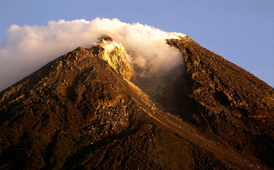 Merapi yanardağı.