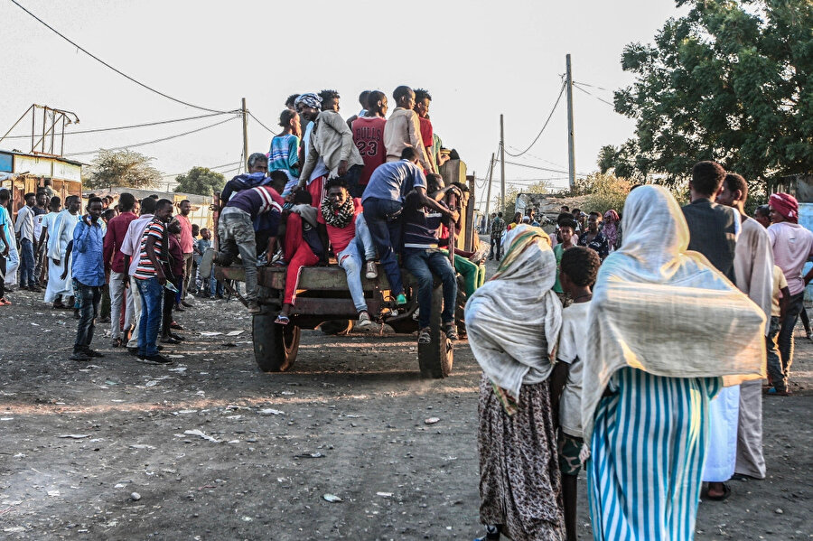Etiyopya sınırından Sudan'a geçenlerin sayısı 40 bini aştı.