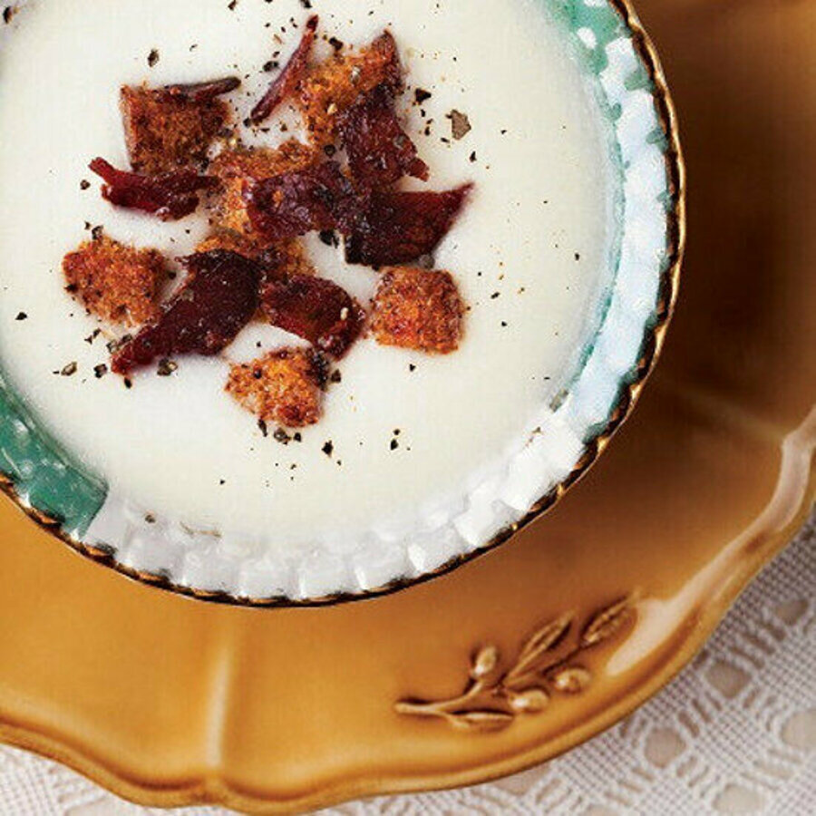 Pastırmalı Pum Pum Çorbası tarifi